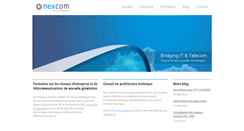 Desktop Screenshot of nexcom.fr